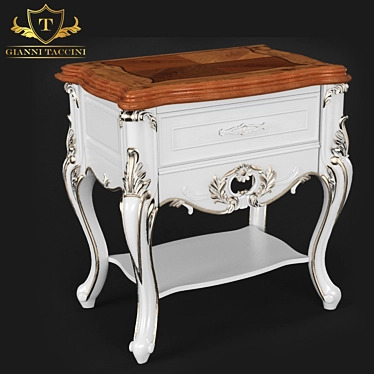 Diva Bedside Table: Elegant and Functional 3D model image 1 