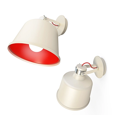 Lacreu Vintage Wall Lamp: Traditional & Contemporary Design 3D model image 1 