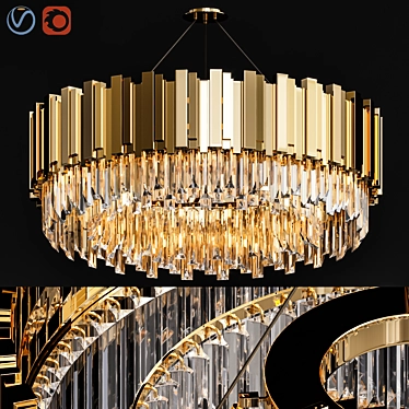 Empire Suspension Mondo Chandelier 3D model image 1 