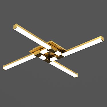 CINTO OM 6130: Modern LED Ceiling Light 3D model image 1 