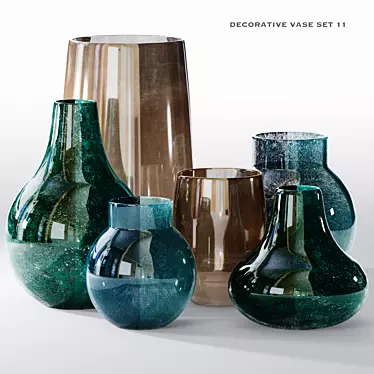 Elegant Vases Collection 3D model image 1 