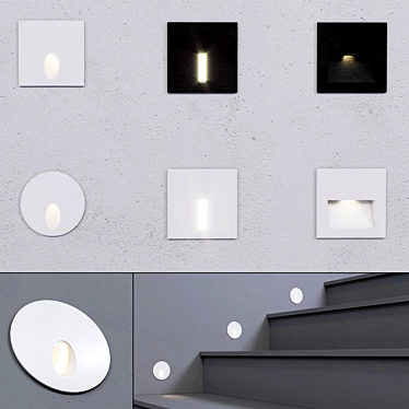 Modern Step Light Collection - Centrsvet 3D model image 1 