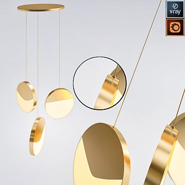 Moonlight Suspension Lamp by Matteo Zorzenon 3D model image 1 