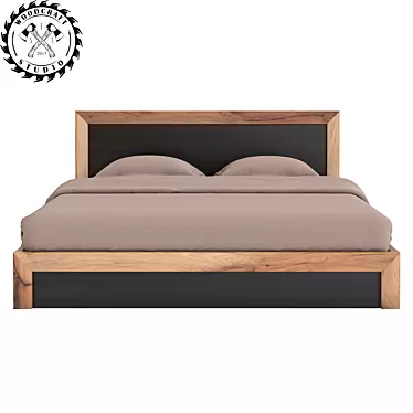 Marshall Bed - Elegant and Spacious 3D model image 1 