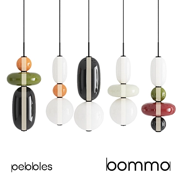 Pebbles in Light: Boho Chic 3D model image 1 