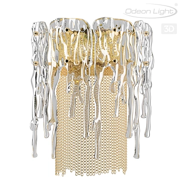 Elegant Ester Wall Sconce: Odeon Light 3D model image 1 