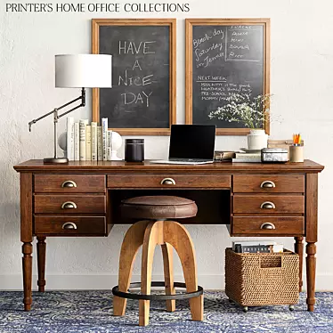 Pottery barn PRINTER&#39;S HOME OFFICE COLLECTIONS