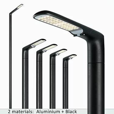 SNOP Streetlamps: Modern Illumination Solution 3D model image 1 