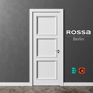 Berlin RD901: Customizable Interior Doors 3D model image 1 