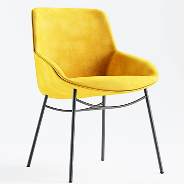 ErgoNoom: Modern Comfort Chair 3D model image 1 