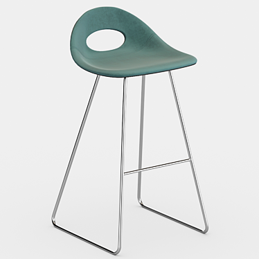 Say O Metal Bar Stool 3D model image 1 