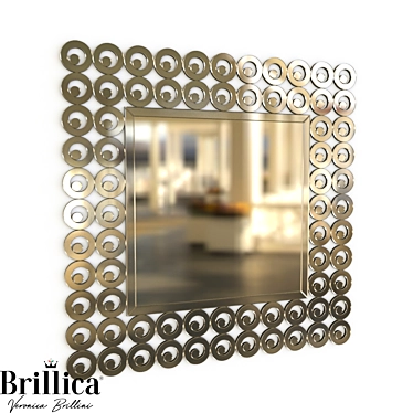 Italian Style Mirror - Brillica BL886 3D model image 1 
