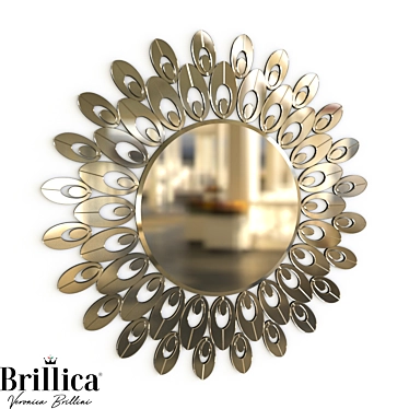 Brillica BL900 - Premium Italian Interior Mirror 3D model image 1 