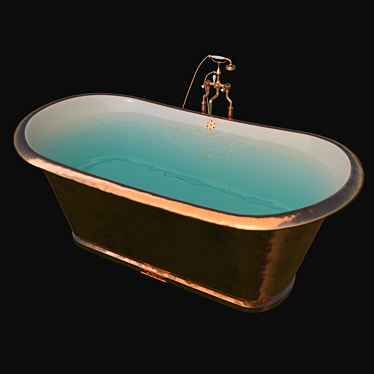 Luxury Catchpole & Rye Bathtub 3D model image 1 