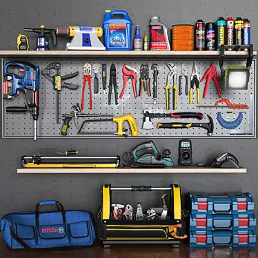 Ultimate Garage Tools Set 5 3D model image 1 