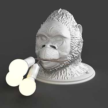 Ugo Rilla White Ceramic Pendant 3D model image 1 