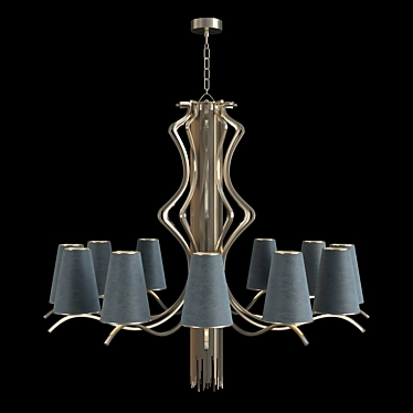 Baga Sinuosa EX09: Elegant Lighting Fixture 3D model image 1 