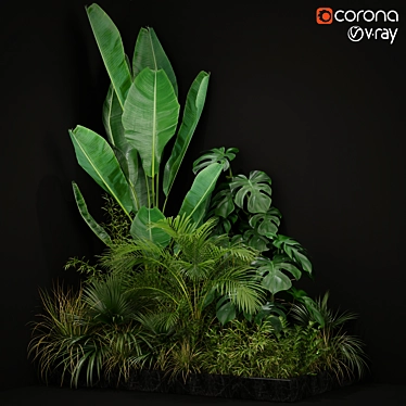 Bohemian Botanical Bliss 3D model image 1 