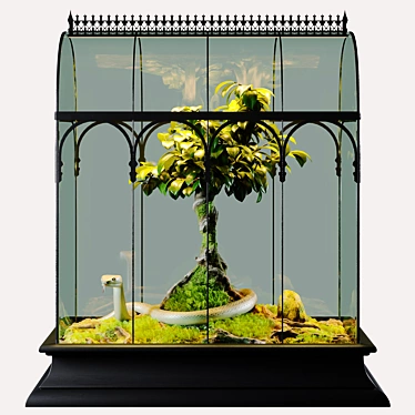 UV-Unwrapped Snake Terrarium 3D model image 1 