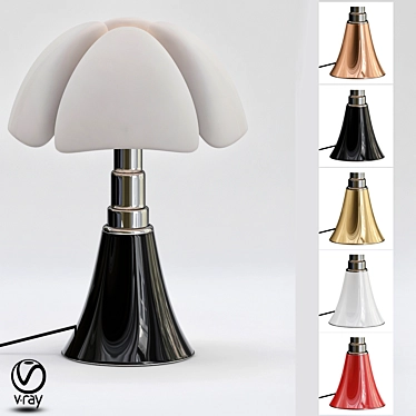 Elegant Illumination: Pipistrello Lamp 3D model image 1 