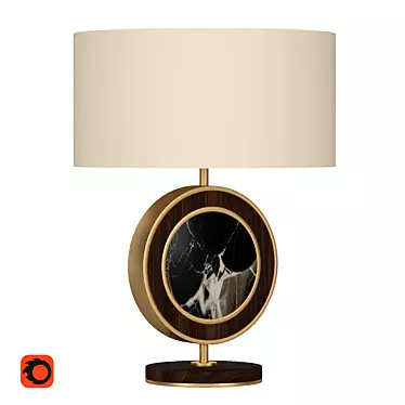 Elegant Tier Table Lamp 3D model image 1 