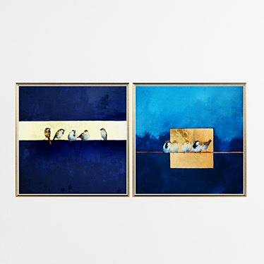  Golden Masterpiece - Art Frame 4 3D model image 1 