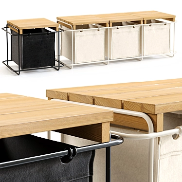 bartmannberlin GRIT Indoor Bench 3D model image 1 