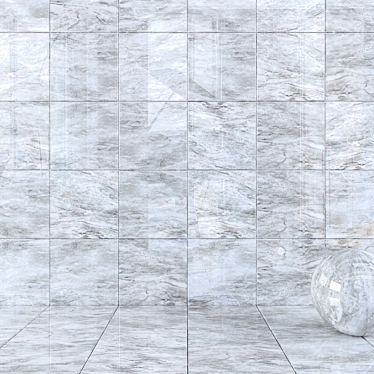 Silver Dream 281 Wall Tile: Versatile HD Multi-Texture for Walls & Floors 3D model image 1 