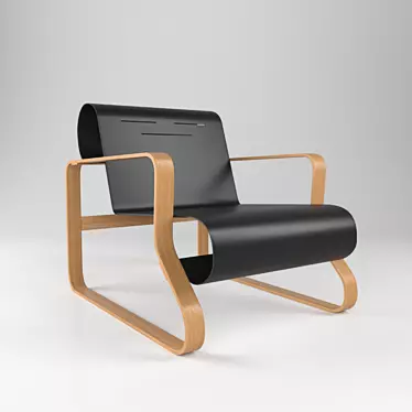 Aalto Paimio Chair: Iconic & Functional 3D model image 1 