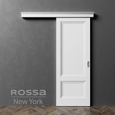 ROSSA NY RD1001 Interior Sliding Door 3D model image 1 