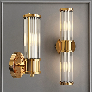 Ralph Lauren Allen Single Sconce: Timeless Elegance 3D model image 1 