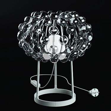 Sophisticated 3D Transparent Table Lamp 3D model image 1 