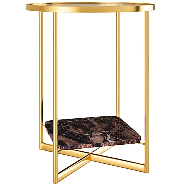 Sleek Small Mohana Table 3D model image 1 