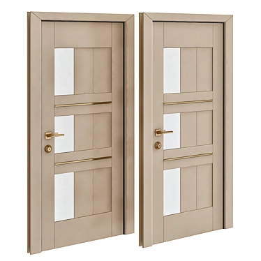 Elegant Milano-35U Door 3D model image 1 