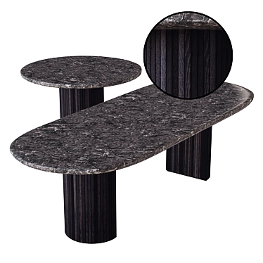 Lunar Dining Table: 3D Model 3D model image 1 