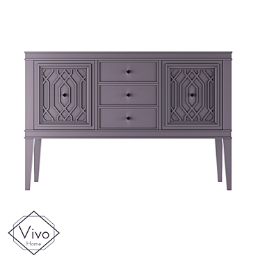 Lewis Chest of Drawers - Vivo Home 3D model image 1 