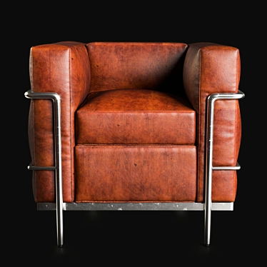 Modern Armchair Lc2-Poltrona by Le Corbusier 3D model image 1 