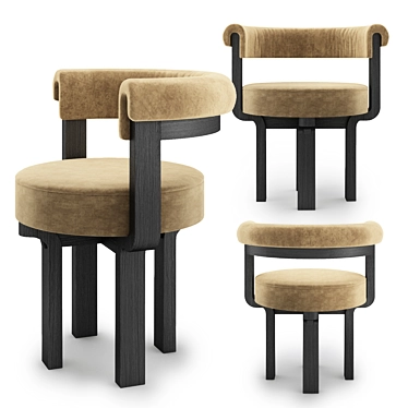 Elegant Kana Chair by Vonnegut 3D model image 1 
