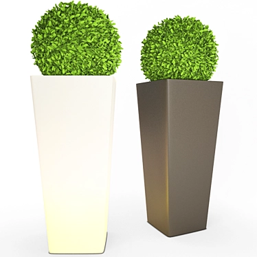 3D Exterior Accessory: Plastic Vase 3D model image 1 