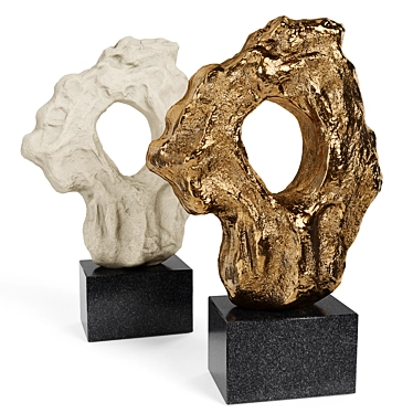 Clive Barker Scholar's Rock: Bronze Beauty 3D model image 1 