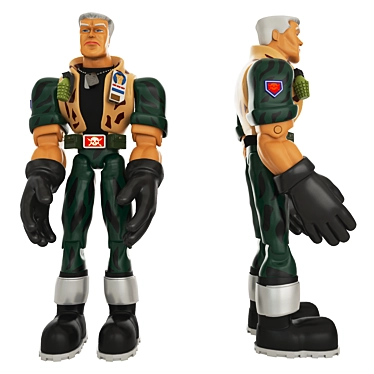 Chip Slayer: Soldier Action Figure 3D model image 1 