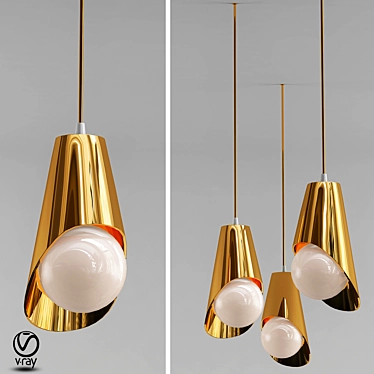 Minimalist Avroko Pendant Lamp 3D model image 1 