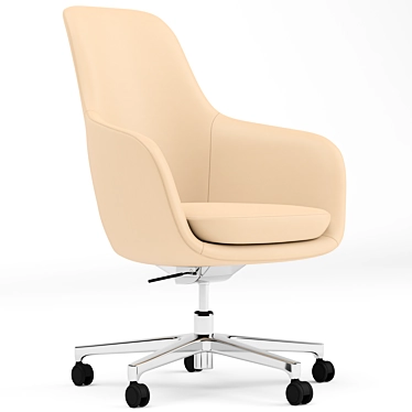 Herman Miller Saiba Multitask Chair: Sleek Design, Maximum Comfort 3D model image 1 