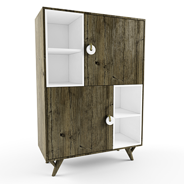 Modern Bookshelf for Home 3D model image 1 