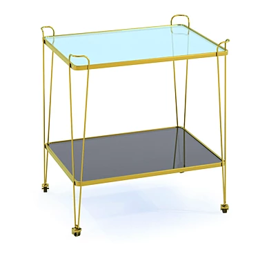 Coastal Tray Table 3D model image 1 