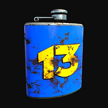 Versatile Liquid Storage Flask 3D model image 1 