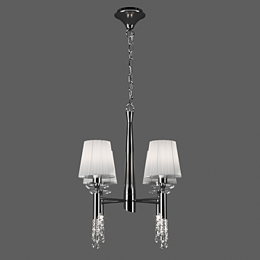 Tiffany Mantra Chandelier: Elegant Lighting for Any Space 3D model image 1 