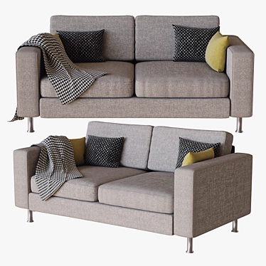 BoConcept's Indivi Sofa: Modern Comfort Solution 3D model image 1 