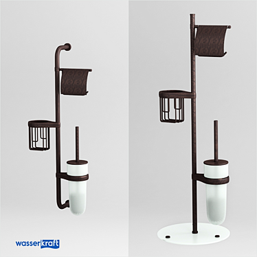 3-in-1 Bathroom Rack Set 3D model image 1 