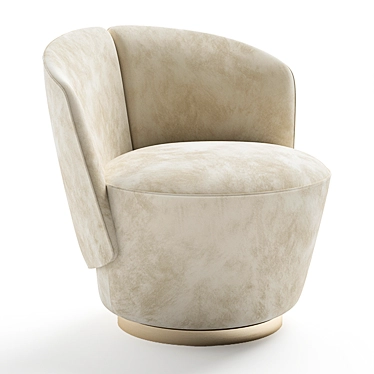 Elegant Yvonne Alberta Chair 3D model image 1 